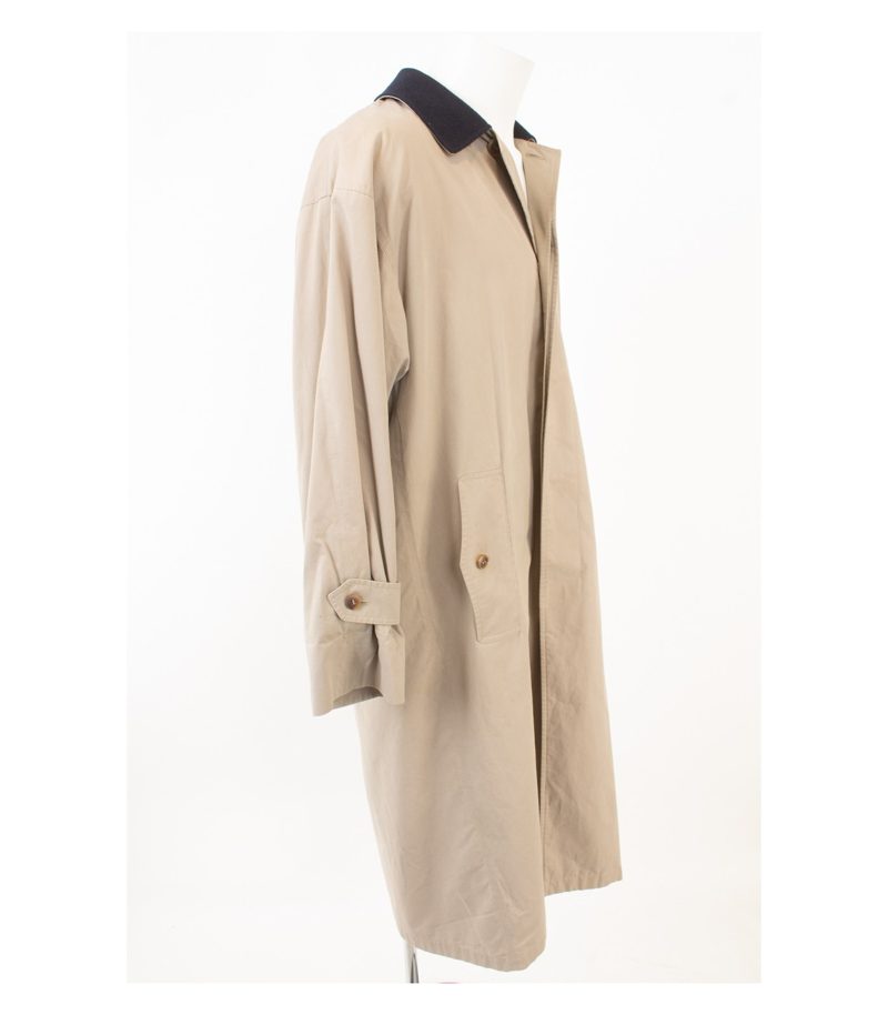 Thomas Burberry Herrn Herren Mantel Trenchcoat Gr. S Baumwolle Wolle – Foto 2