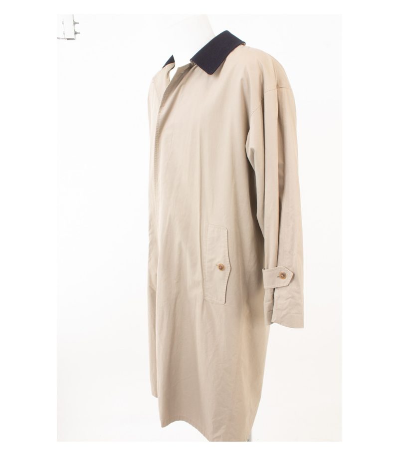 Thomas Burberry Herrn Herren Mantel Trenchcoat Gr. S Baumwolle Wolle – Foto 3
