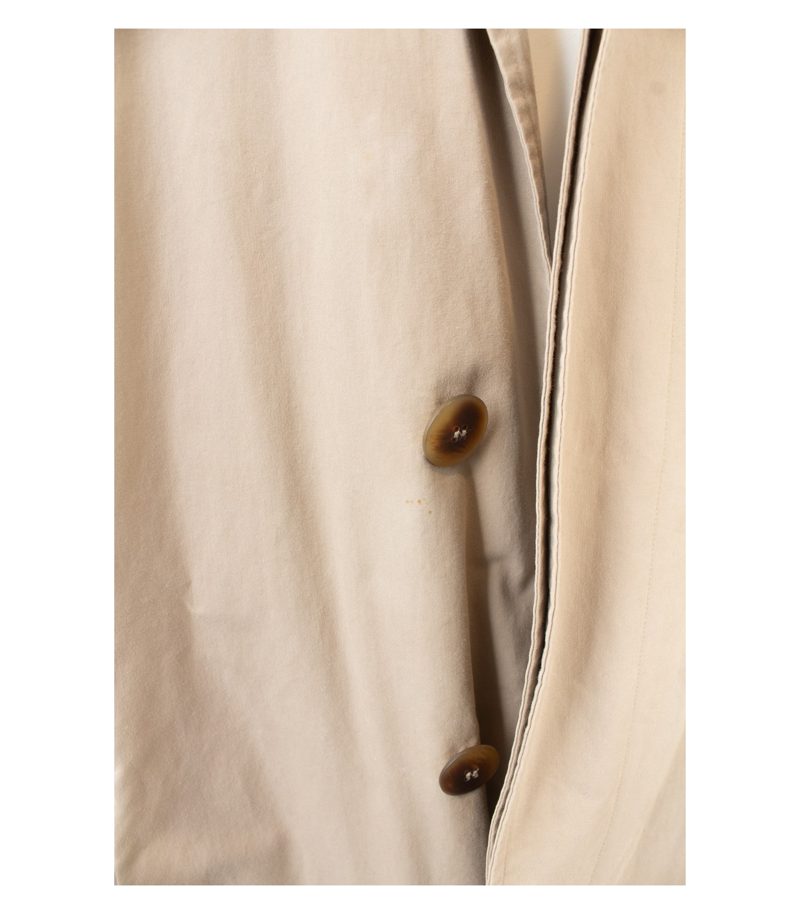 Thomas Burberry Herrn Herren Mantel Trenchcoat Gr. S Baumwolle Wolle – Foto 6