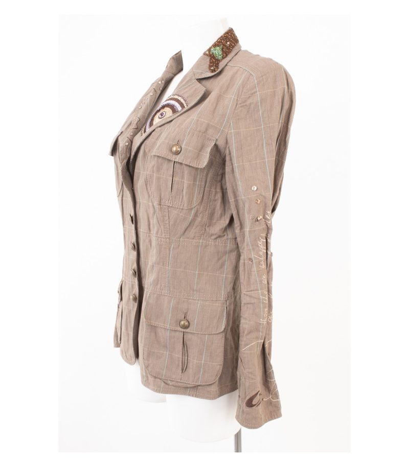 ORWELL Damen Blazer Sommer Jackett Gr. DE 42 Baumwolle – Foto 3