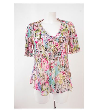 KRISS Sweden Damen Bluse Gr. S Mehrfarbig