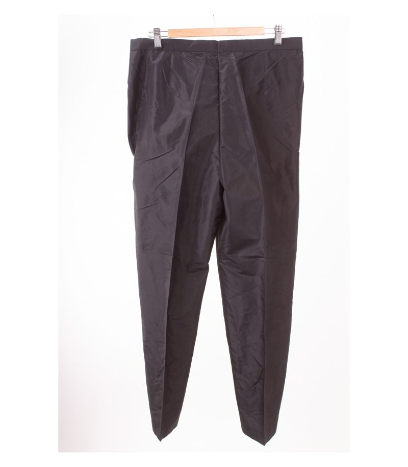 BOGNER Damen Hose Gr. DE 88 (44 Lang) Schwarz Seide – Foto 2