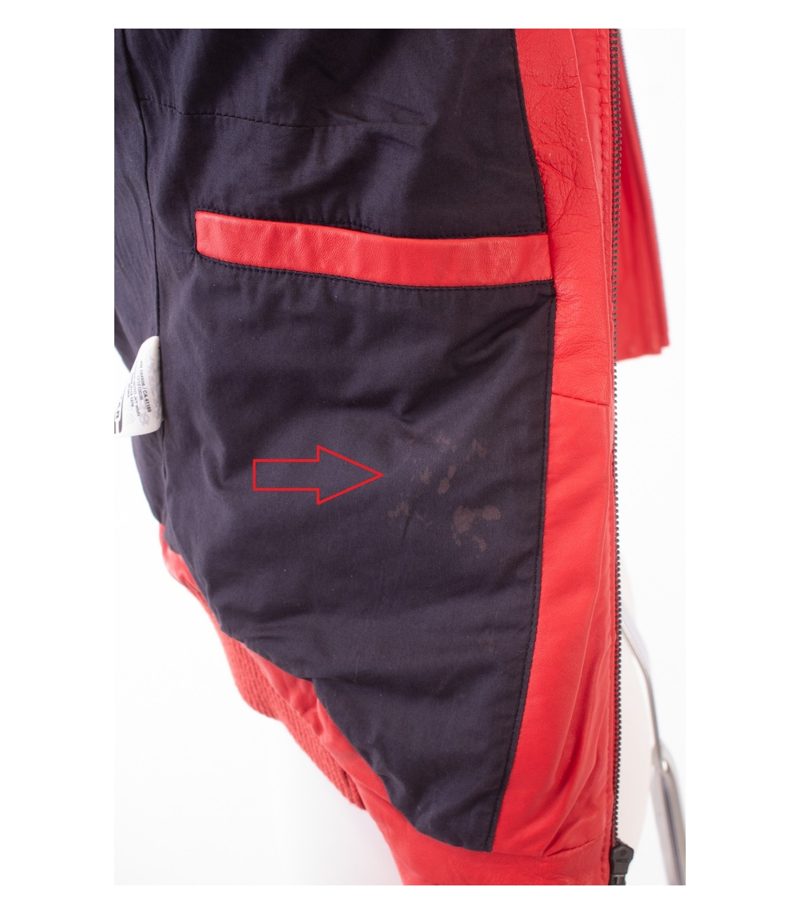 G Star RAW Damen Lederjacke Gr. XS Rot Leder – Foto 9