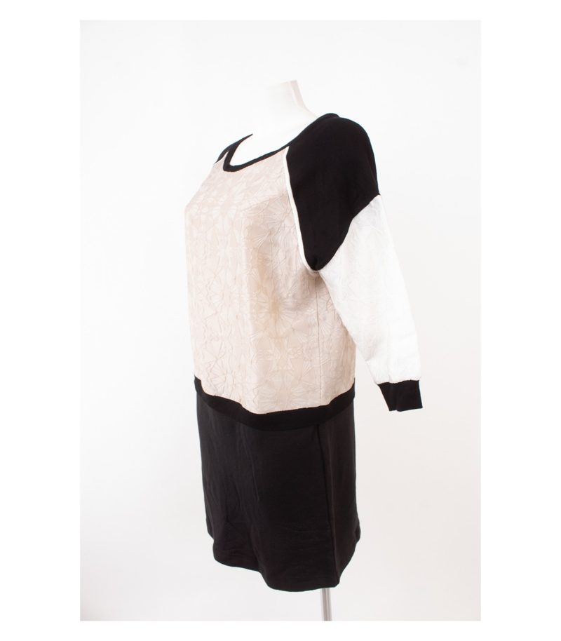 ATOS LOMBARDINI Damen Kleid Gr. IT 44 DE 38 Seide Neu – Foto 3