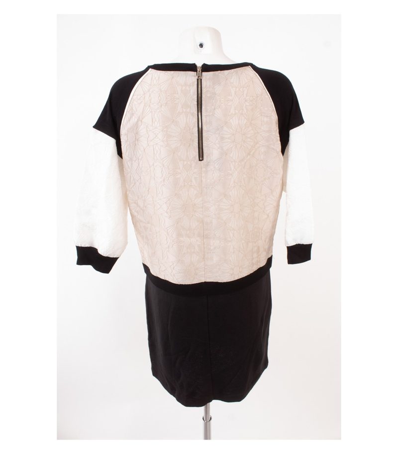 ATOS LOMBARDINI Damen Kleid Gr. IT 44 DE 38 Seide Neu – Foto 4