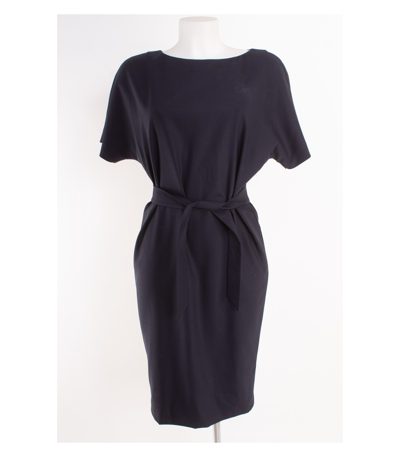 AGNONA Damen Kleid Gr. IT 40 DE 34 Blau Wolle Neu