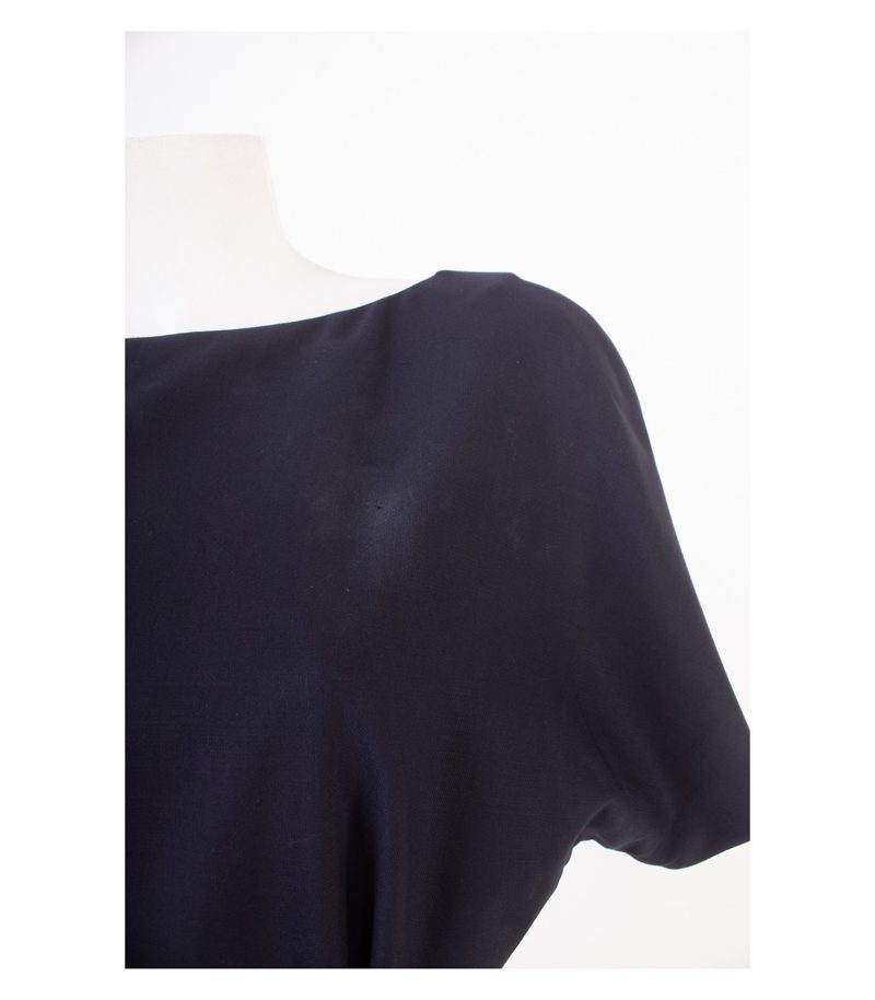 AGNONA Damen Kleid Gr. IT 40 DE 34 Blau Wolle Neu – Foto 2