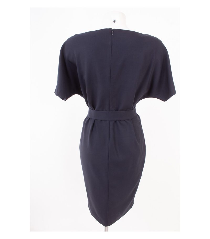 AGNONA Damen Kleid Gr. IT 40 DE 34 Blau Wolle Neu – Foto 5