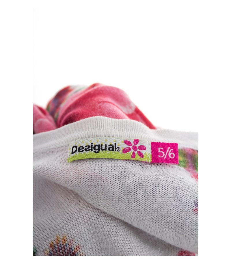 Desigual Mädchen Strickjacke Cardigan Gr. 5-6 Mehrfarbig Strick – Foto 4