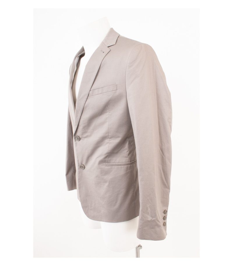 Drykorn Herren for Beautiful People Sakko Jackett Gr. 48 Grau Baumwolle – Foto 3