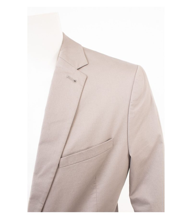 Drykorn Herren for Beautiful People Sakko Jackett Gr. 48 Grau Baumwolle – Foto 6