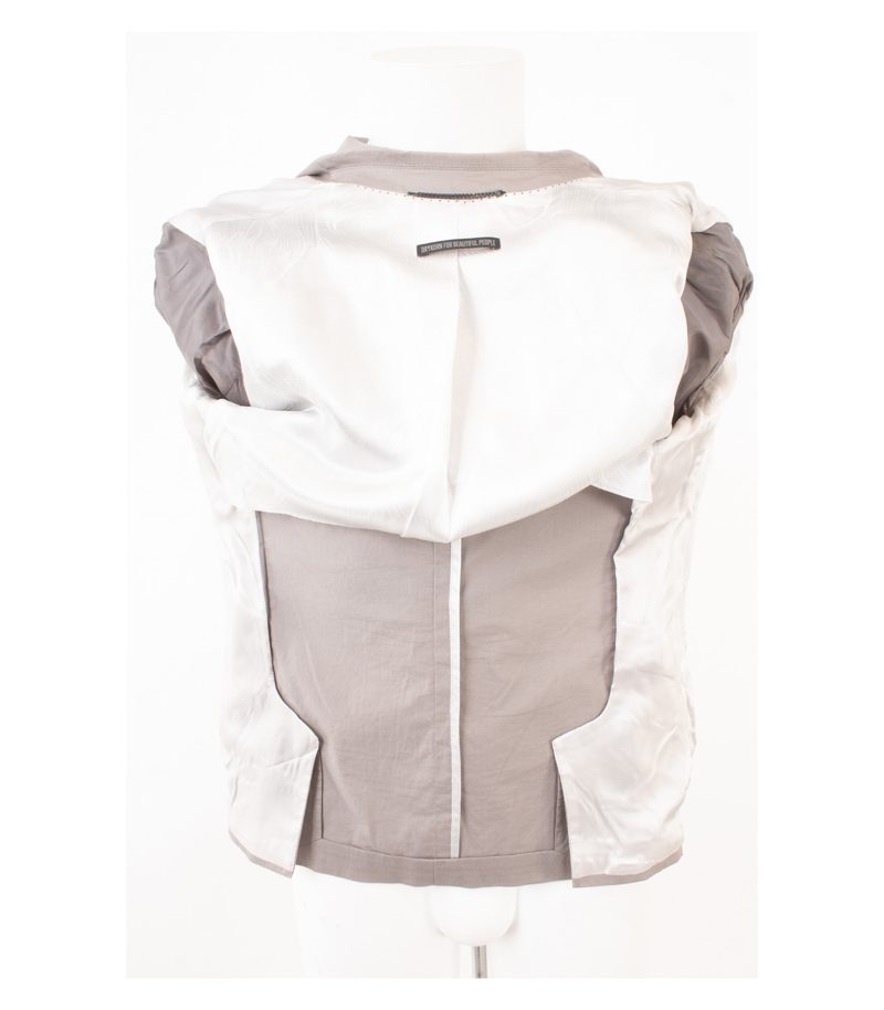 Drykorn Herren for Beautiful People Sakko Jackett Gr. 48 Grau Baumwolle – Foto 7
