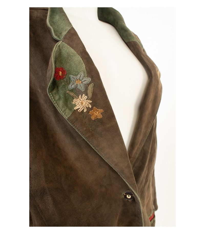 MEINDL Damen Trachten - Lederjacke Janker Gr. DE 40 Leder – Foto 5