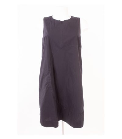 COS Damen Kleid Sommerkleid Gr. DE 38 Blau Baumwolle