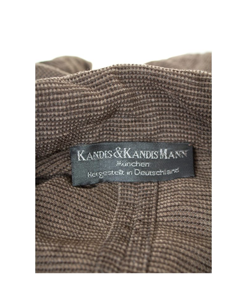 KANDIS & KANDISMANN Damen Jacke Gr. 3 DE 40 Lagenlook Braungrau – Foto 4