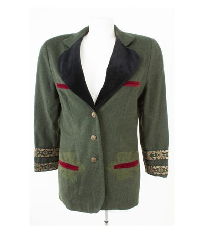 Apart Damen Blazer Jackett Gr. DE 40 Mehrfarbig Wolle