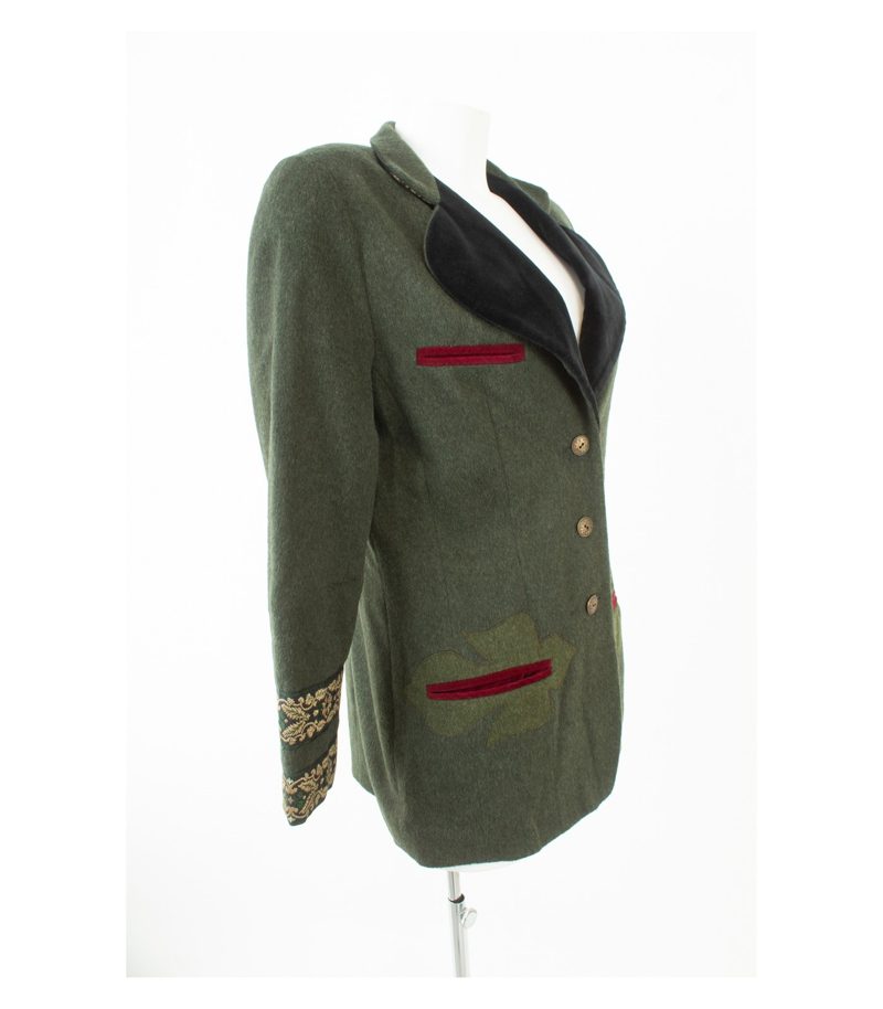 Apart Damen Blazer Jackett Gr. DE 40 Mehrfarbig Wolle – Foto 2