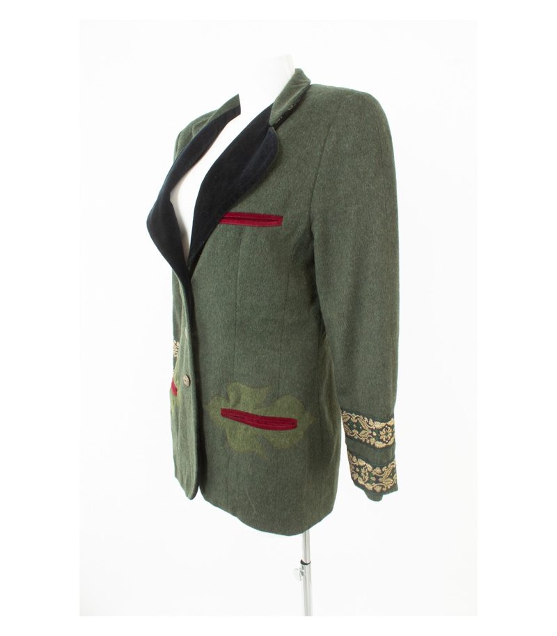 Apart Damen Blazer Jackett Gr. DE 40 Mehrfarbig Wolle – Foto 3
