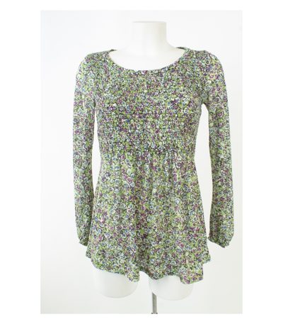 MAX & Co. Damen Oberteil Langarmshirt Gr. S Mehrfarbig