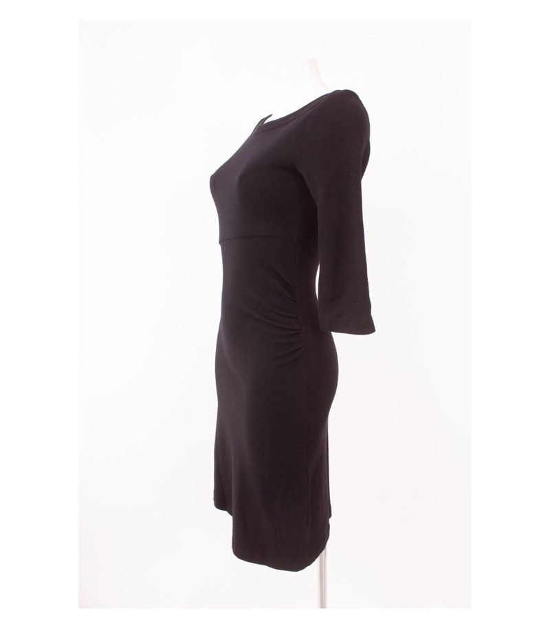 Marc Damen O´Polo Kleid Gr. DE 34 Reine Schwarz Wolle – Foto 3