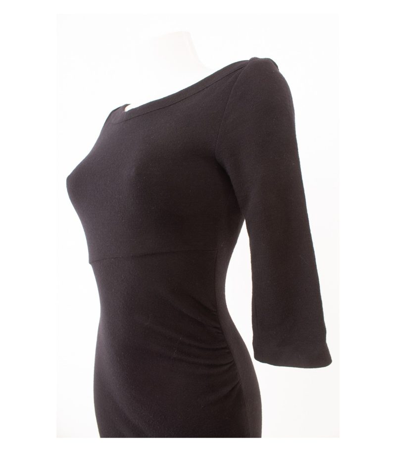Marc Damen O´Polo Kleid Gr. DE 34 Reine Schwarz Wolle – Foto 5