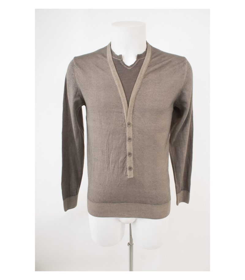 Daniele Fiesoli Herren Pullover Gr. S - M Reine Merino-Wolle – Foto 1