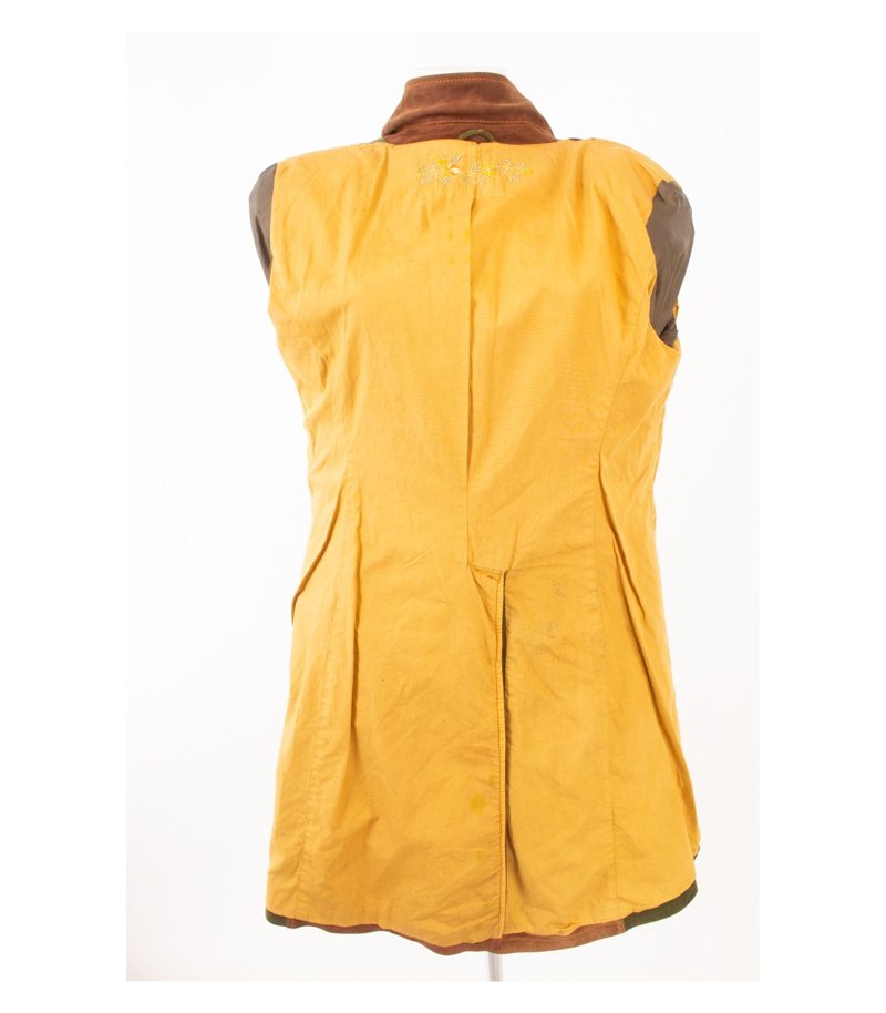 Meindl Couture Damen Trachten - Mantel Ledermantel Gr. DE 42 Leder Seide – Foto 7