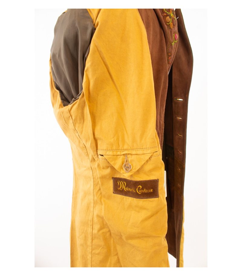 Meindl Couture Damen Trachten - Mantel Ledermantel Gr. DE 42 Leder Seide – Foto 9