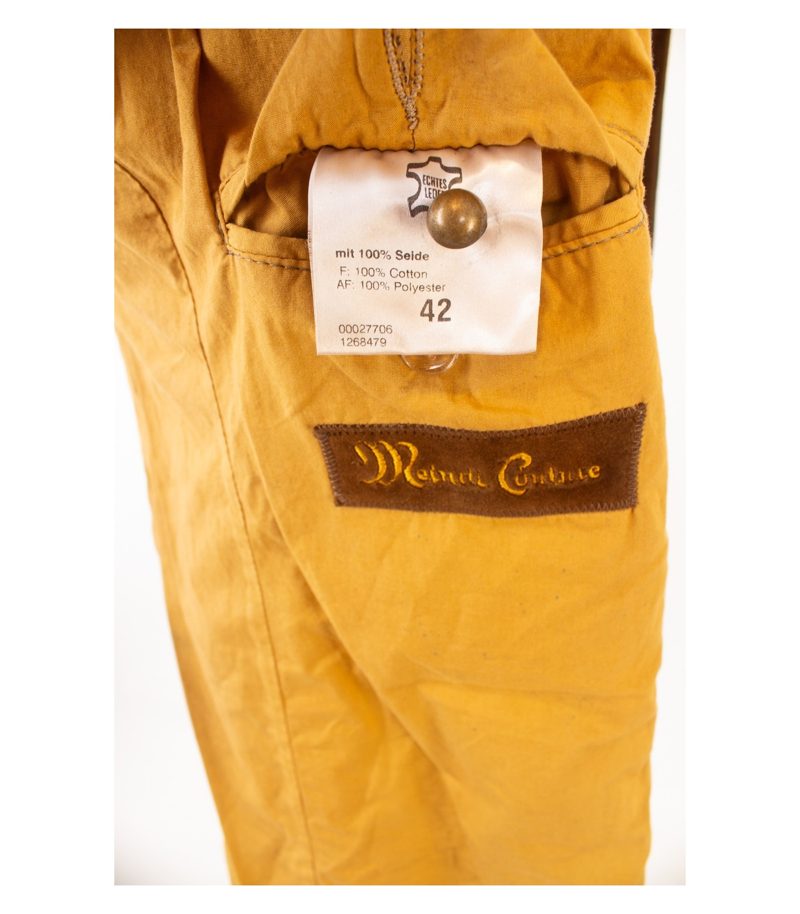 Meindl Couture Damen Trachten - Mantel Ledermantel Gr. DE 42 Leder Seide – Foto 10