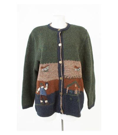 Giesswein Damen Trachtenjacke Janker Wolljacke Gr. DE 42 Reine Mehrfarbig Wolle