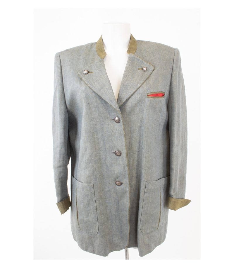 BAUER Damen Trachten - Jacke Janker Gr. DE 40 Mehrfarbig Leinen – Foto 1