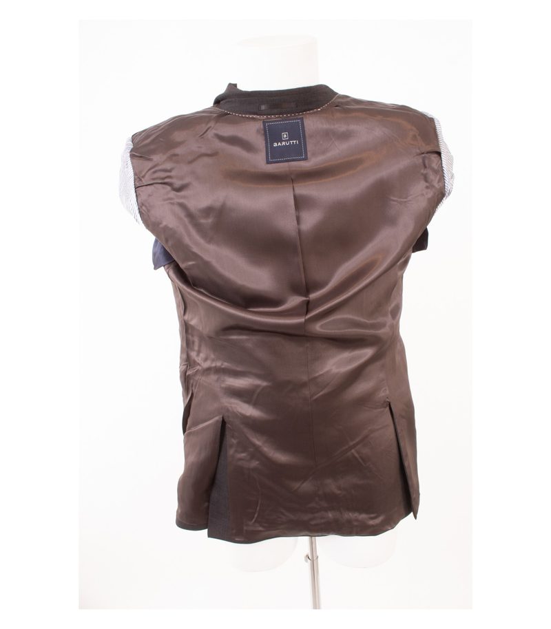 BARUTTI Herren Sakko Jackett Anthrazitgrau Gr. 98/L40 Super 100´S Wolle Neu – Foto 7