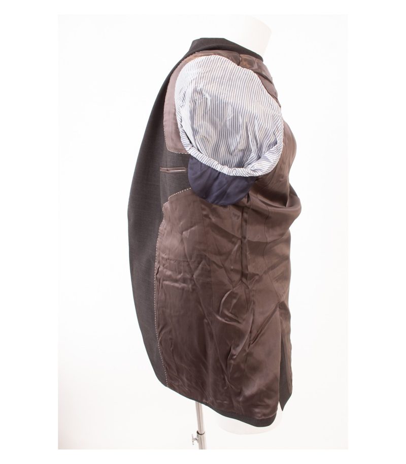 BARUTTI Herren Sakko Jackett Anthrazitgrau Gr. 98/L40 Super 100´S Wolle Neu – Foto 8