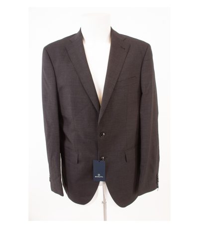 BARUTTI Herren Sakko Jackett Anthrazitgrau Gr. 102/L42 Super 100´S Wolle Neu