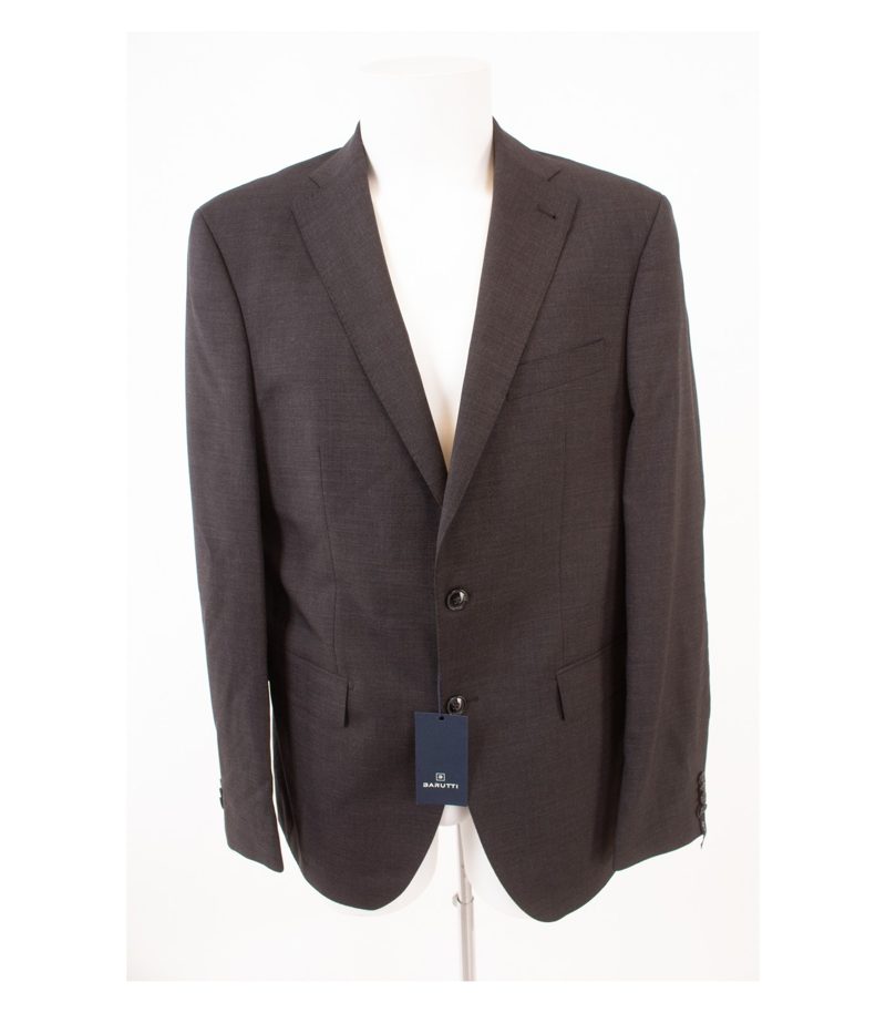 BARUTTI Herren Sakko Jackett Anthrazitgrau Gr. 102/L42 Super 100´S Wolle Neu – Foto 1