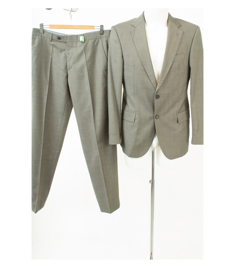 TOMMY HILFIGER Herren Anzug Sakko Hose Kevin-Brooks Gr. 48 Super 150´S Wolle – Foto 1