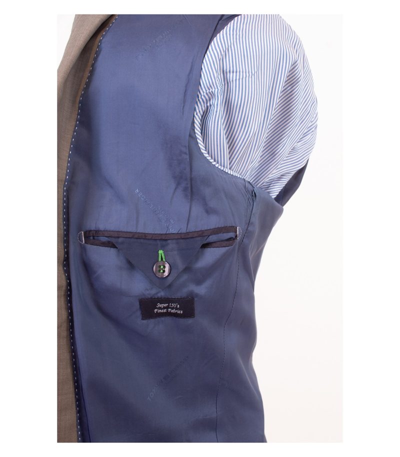 TOMMY HILFIGER Herren Anzug Sakko Hose Kevin-Brooks Gr. 48 Super 150´S Wolle – Foto 7