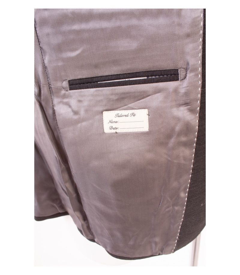 BARUTTI Herren Sakko Jackett Reine Super 120´S Gr. 94 Grau Wolle Neu – Foto 10