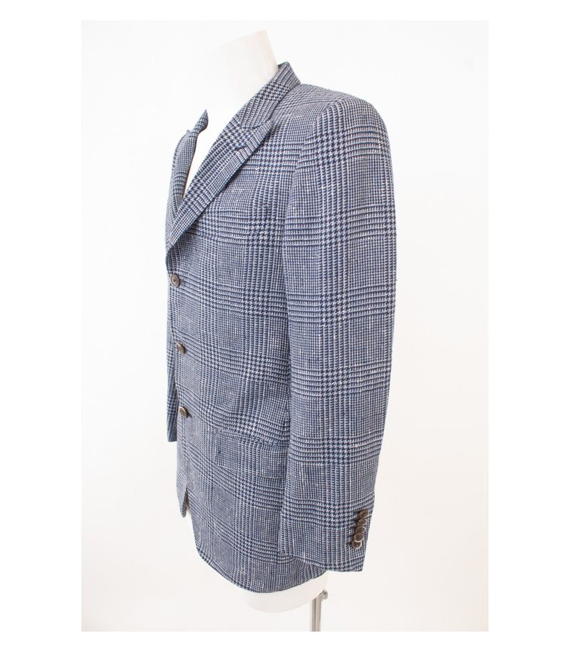 SUITSUPPLY Herren Sakko Jackett WASHINGTON FL Gr. 48 Seide Leinen Baumwolle – Foto 3