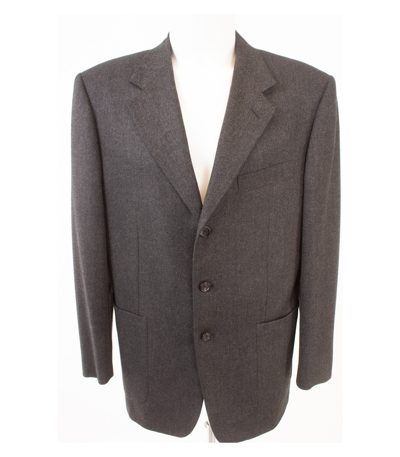 PAL ZILERI Herren Sakko Jackett Gr. 52 R Drop 8 Grau Wolle Kaschmir Cashmere
