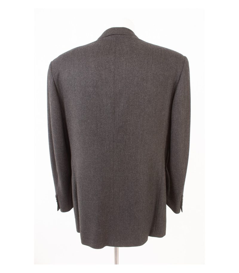 PAL ZILERI Herren Sakko Jackett Gr. 52 R Drop 8 Grau Wolle Kaschmir Cashmere – Foto 4
