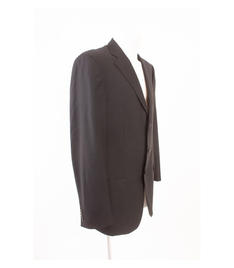 Ermenegildo Zegna Herren SU MISURA Sakko Jackett Gr. 52 L Drop 7 Schwarz Wolle – Foto 2