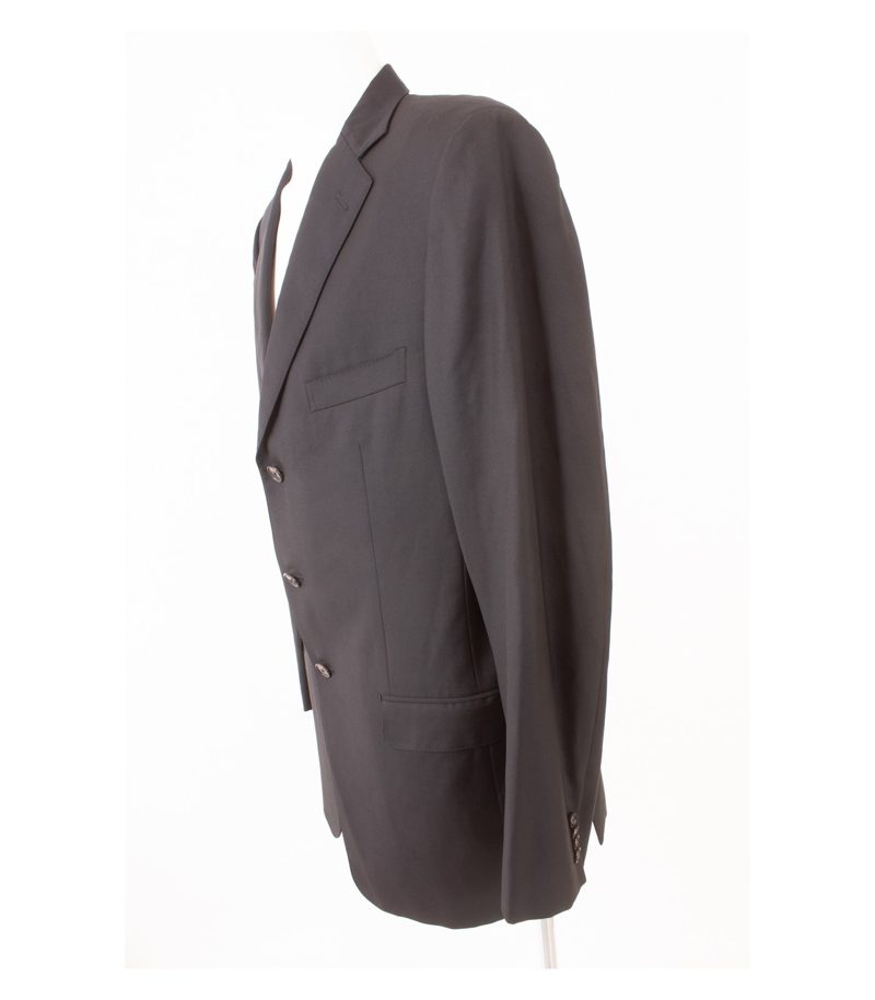 Ermenegildo Zegna Herren SU MISURA Sakko Jackett Gr. 52 L Drop 7 Schwarz Wolle – Foto 3