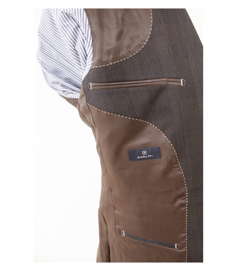 BARUTTI Herren Sakko Jackett Reine Super 130´S Gr. 94 Wolle Neu – Foto 10