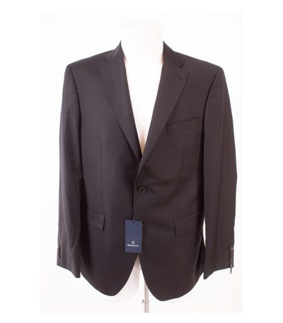 BARUTTI Herren Sakko Jackett Reine Super 150´S Gr. 52 Schwarz Wolle Neu
