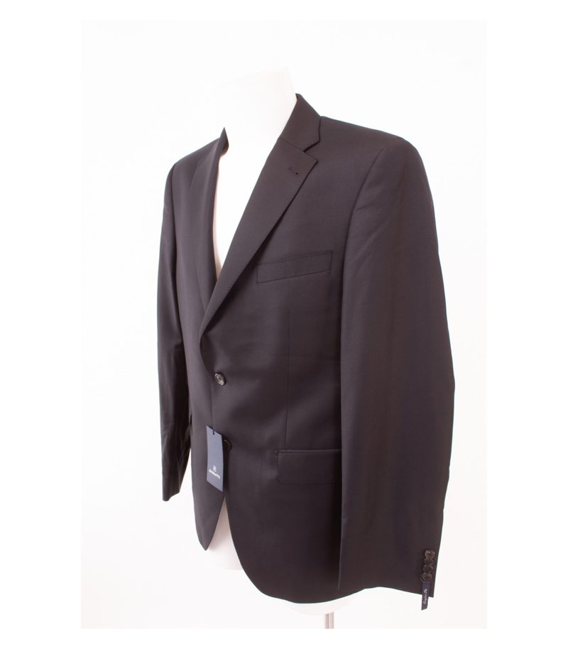 BARUTTI Herren Sakko Jackett Reine Super 150´S Gr. 52 Schwarz Wolle Neu – Foto 3