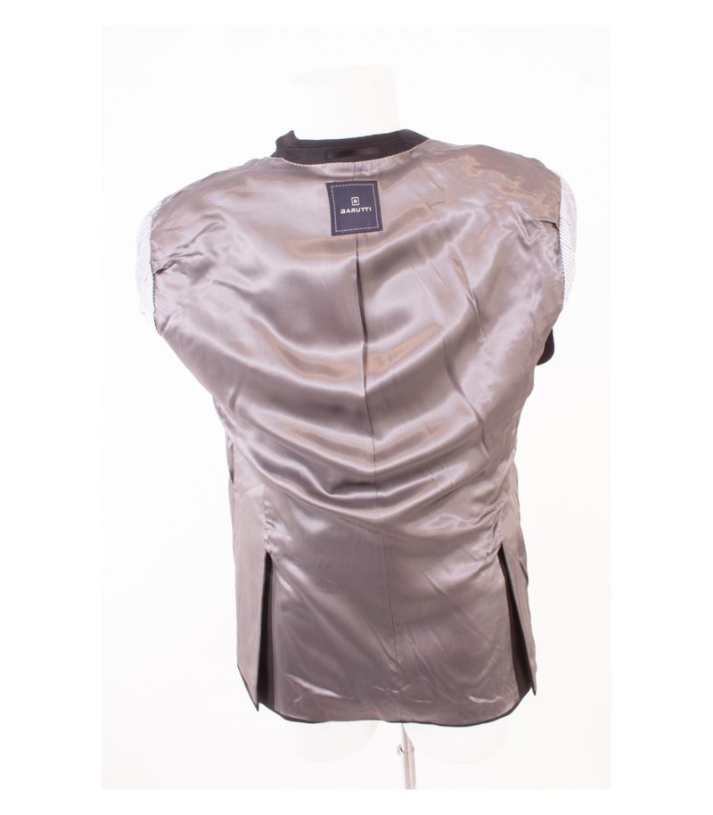 BARUTTI Herren Sakko Jackett Reine Super 150´S Gr. 52 Schwarz Wolle Neu – Foto 7