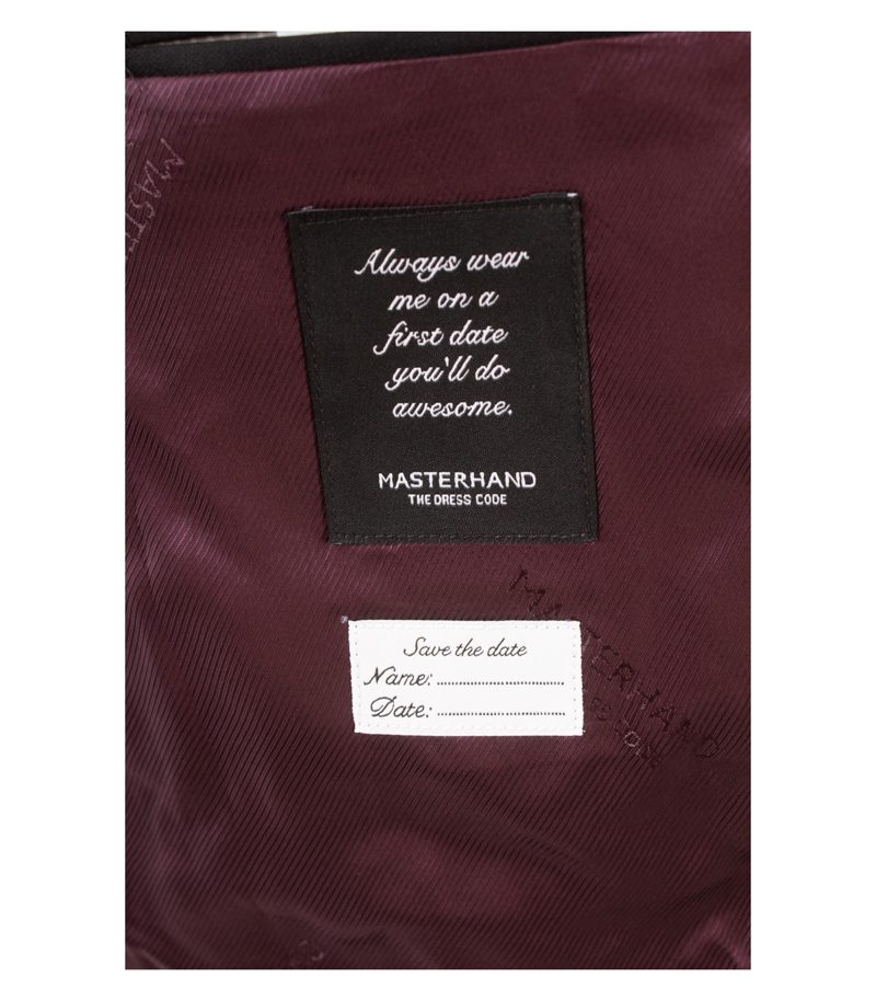 MASTERHAND Herren Sakko Jackett Gr. 114 Schwarz Wolle Neu – Foto 9