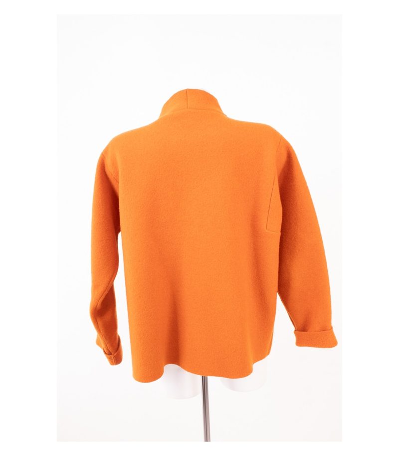 Eileen Fisher Damen Offene Blazer Gelborange Gr. M Reine Wolle – Foto 4