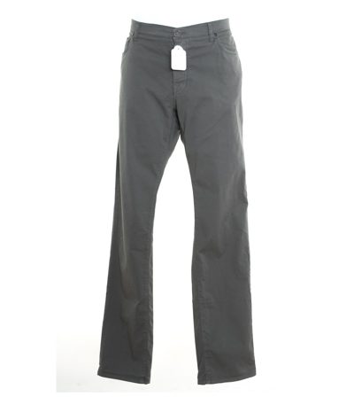 BIKKEMBERGS Herren Hose Chinos Gr. W38 Grau NEU